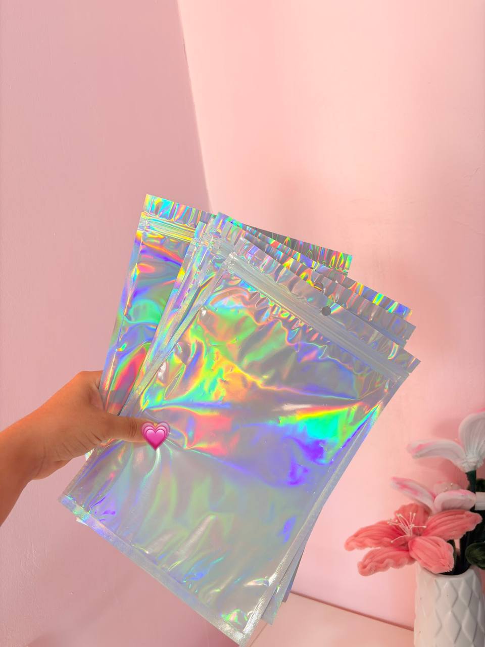 Paquete de 25 fundas Holograficas 16x25