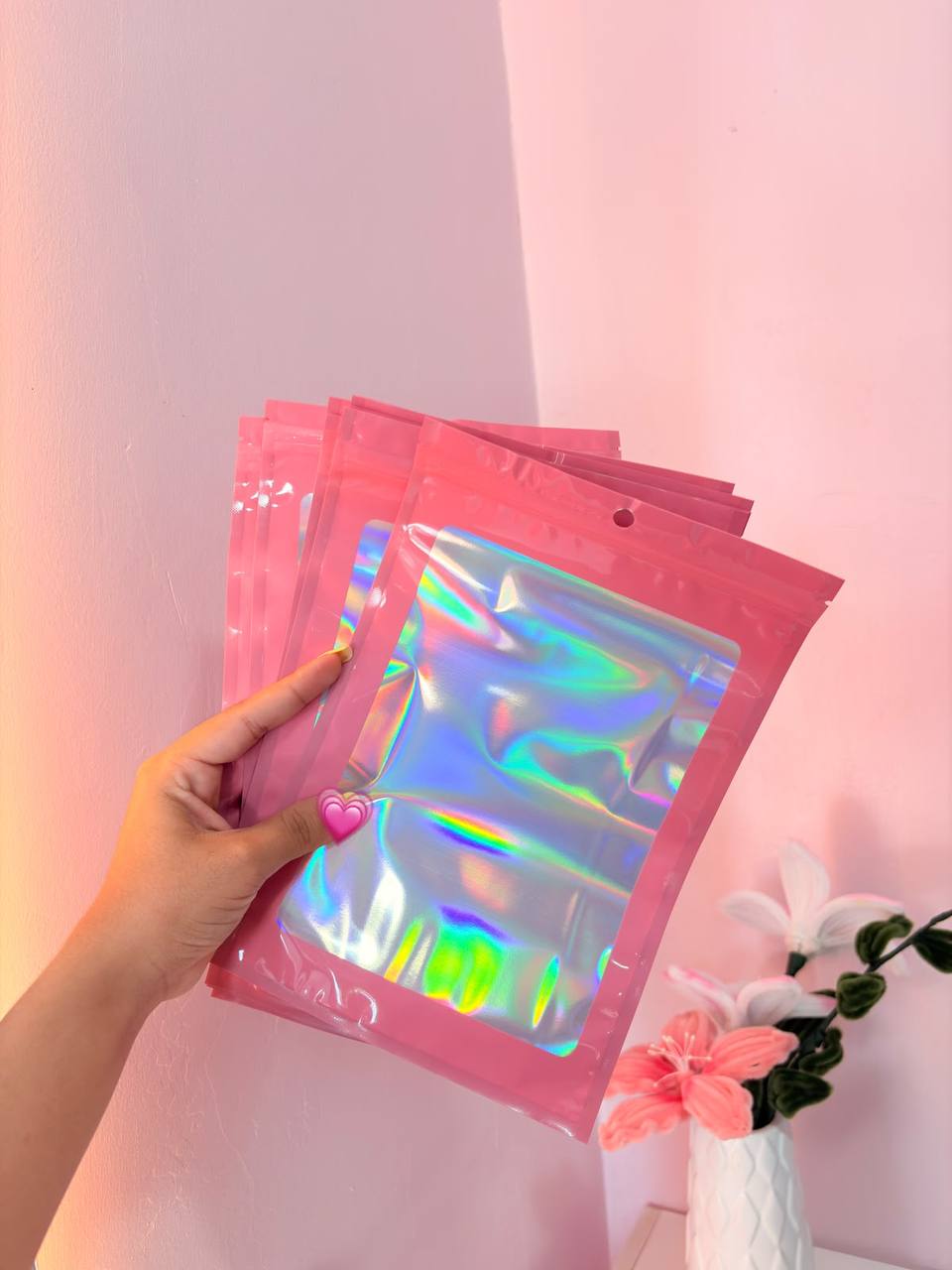 Paquete de 25 fundas Holograficas 16x25