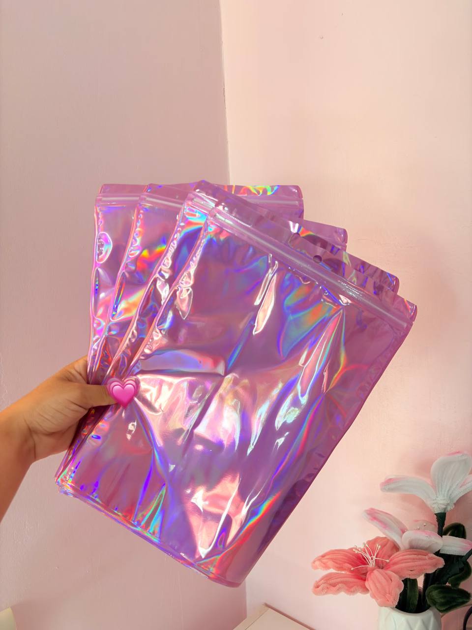 Paquete de 25 fundas Holograficas 30x20