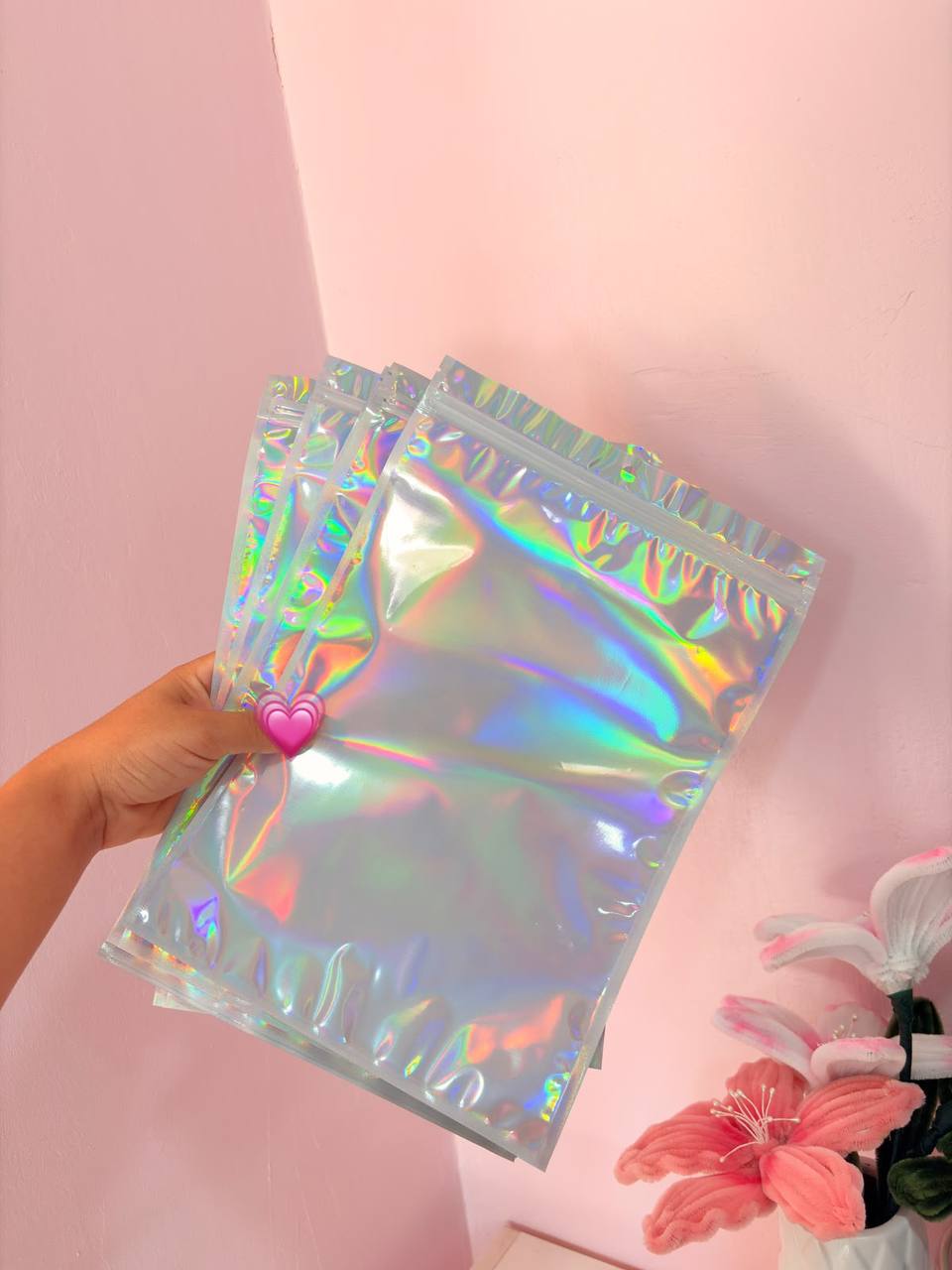 Paquete de 25 fundas Holograficas 30x20